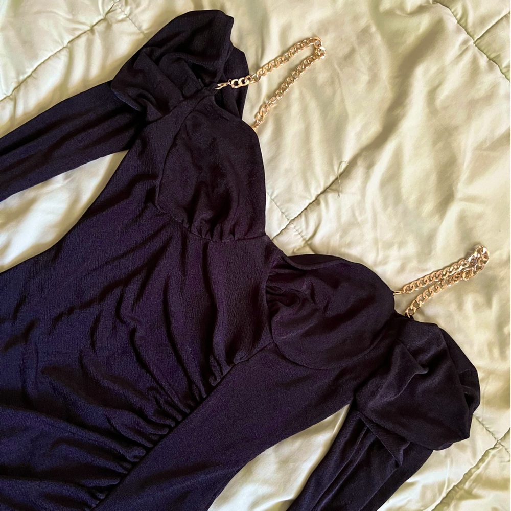 Asos black mini dress